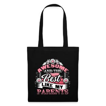 Best daughter family Süß - Tote Bag - black - Front