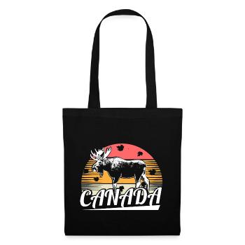 Nation du wapiti du Canada - Sac en tissu - noir - Devant