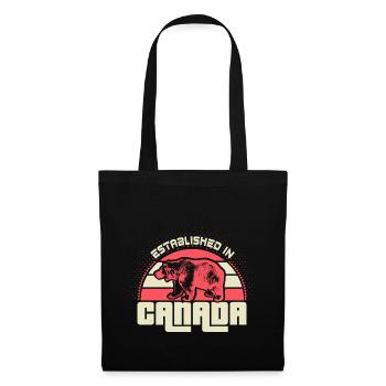 Canada Canadian Flag - Tote Bag - black - Front