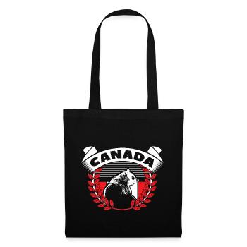 Canada Maple Leaf Flag Gift - Tote Bag - black - Front