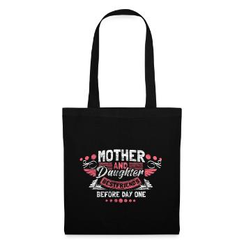 Mother and daughter cohesion gift - Tote Bag - black - Front