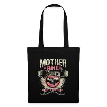 Mother Daughter Best Friends Parents - Tote Bag - black - Front