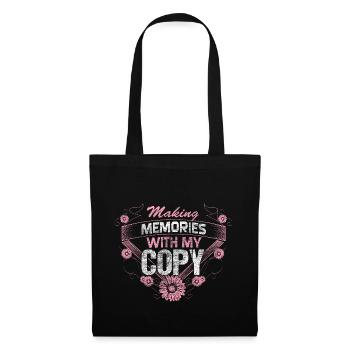 Cadeau mère-fille-enfant - Sac en tissu - noir - Devant
