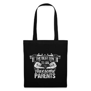 Meilleurs fils fils - Sac en tissu - noir - Devant