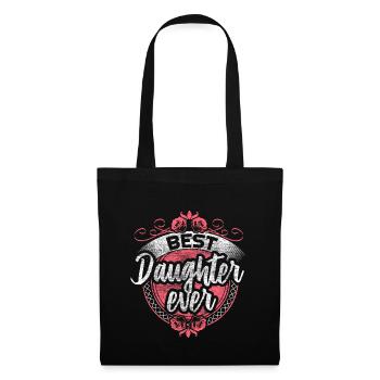 Best Daughter Parents Girl - Tote Bag - black - Front