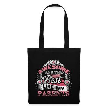 Best Daughter Parents Funny Gift Idea - Tote Bag - black - Front
