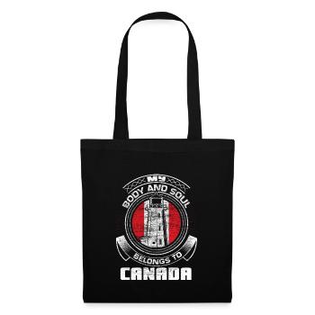 Canada Elk Country of Birth Gift Idea - Tote Bag - black - Front