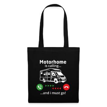 Le camping-car appelle et je dois y aller - Sac en tissu - noir - Devant