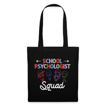 Schulpsychologe Schulpsychologie Psychologie - Stoffbeutel - Schwarz - Vorne
