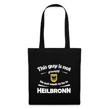 Die Heilbronner - Stoffbeutel - Schwarz - Vorne