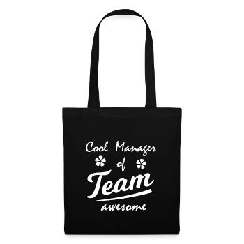 The cool manager - Tote Bag - black - Front
