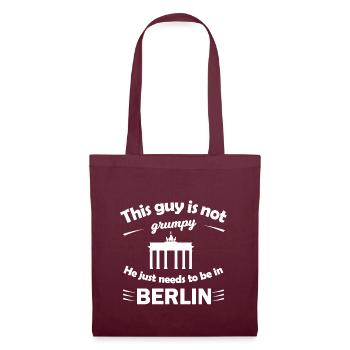 Chez soi à Berlin - Sac en tissu - bordeaux - Devant