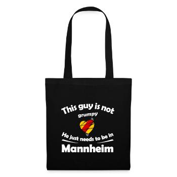 Chez lui à Mannheim - Sac en tissu - noir - Devant