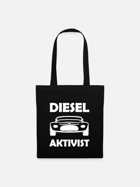 Der Diesel Aktivist - Stoffbeutel - Schwarz