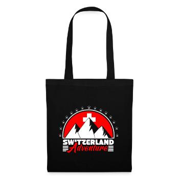 Suisse Etat suisse - Sac en tissu - noir - Devant