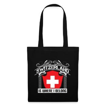 Suisse Origine Cervin - Sac en tissu - noir - Devant