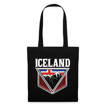 Iceland North Flag - Tote Bag - black - Front
