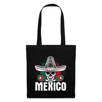 Mexiko Kaktus Land Geschenkidee - Stoffbeutel - Schwarz - Vorne