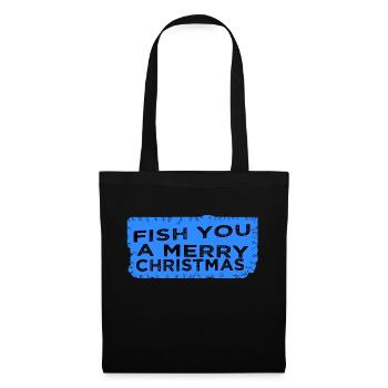beach holiday comic bass fishing funny axie rod - Tote Bag - black - Front
