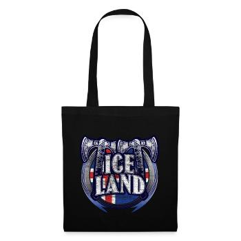 Iceland Island Origin Gift - Tote Bag - black - Front