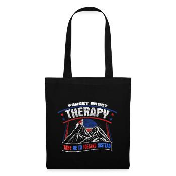Iceland Volcano Flag Gift Idea - Tote Bag - black - Front