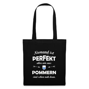 Die Provinz Pommern - Stoffbeutel - Schwarz - Vorne