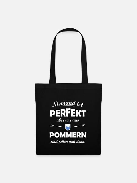 Die Provinz Pommern - Stoffbeutel - Schwarz