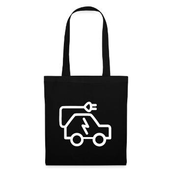 Voiture électrique - Sac en tissu - noir - Devant