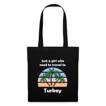 Tourist in Turkey - Tote Bag - black - Front