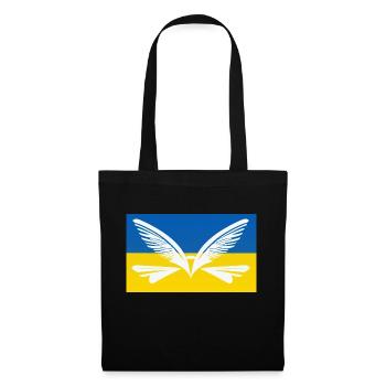 Ailes pour la liberté Paix - Sac en tissu - noir - Devant