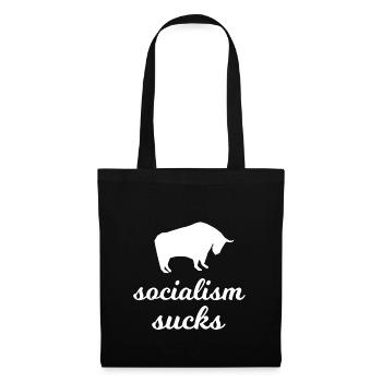 Für den Kapitalist - Stoffbeutel - Schwarz - Vorne