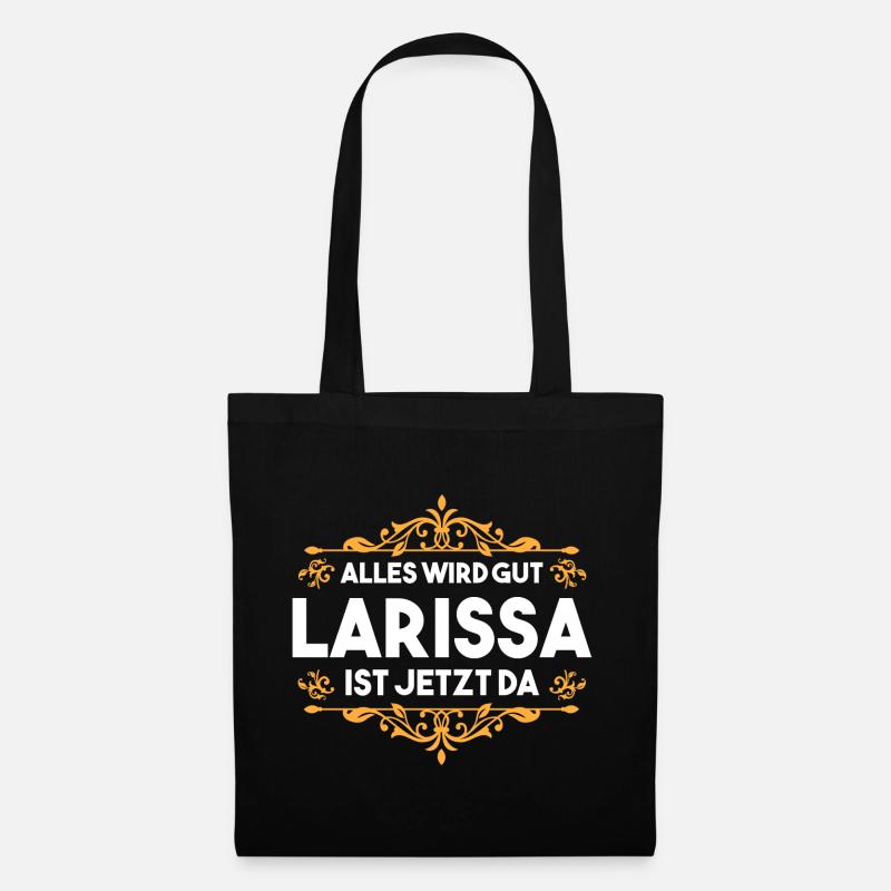Larissa - Stoffbeutel - Schwarz