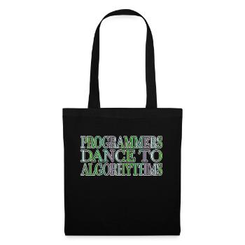 informatics nurse girl quote birthday present - Stoffbeutel - Schwarz - Vorne