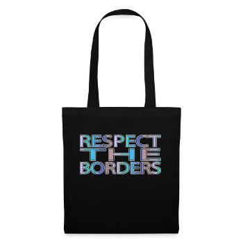 Anti Guerre Contre-culture Idée cadeau Famille Heureuse - Sac en tissu - noir - Devant