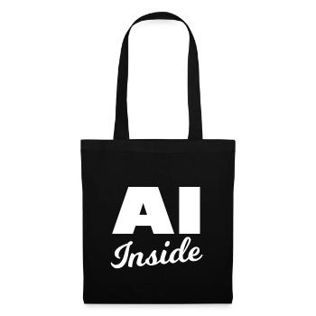 Intelligence artificielle - Sac en tissu - noir - Devant
