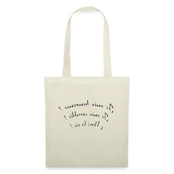 Affirmation positives Femme - Sac en tissu - nature - Devant
