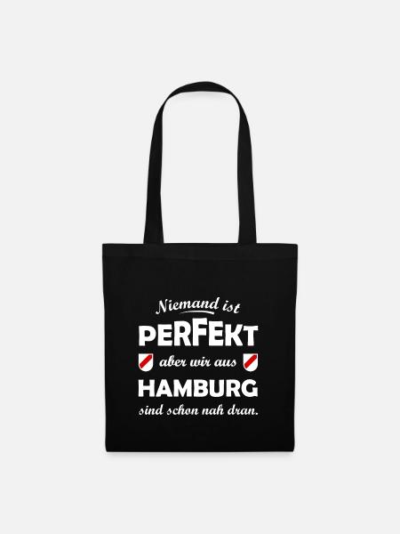 Die Hamburger - Stoffbeutel - Schwarz