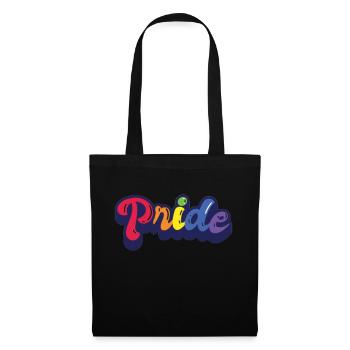 Fierté rétro - Sac en tissu - noir - Devant