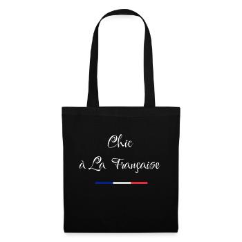 Chic à la française - Sac en tissu - noir - Devant