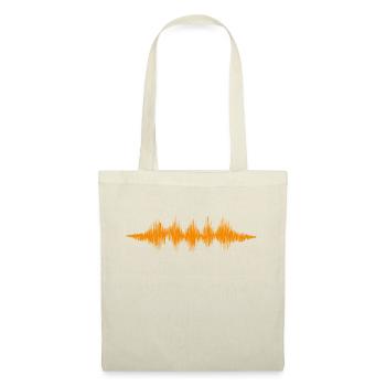 Music audio wave / sound wave / audio frequency - Tote Bag - nature - Front