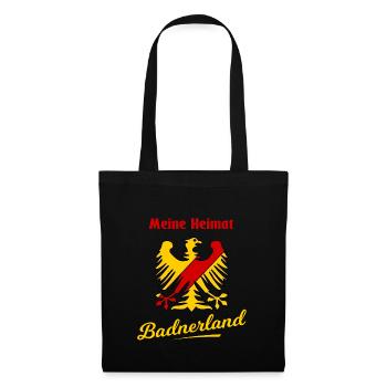 Meine Heimat das Badnerland - Stoffbeutel - Schwarz - Vorne