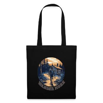 Wander More, Hiking Shirt, Camp, Hiking, Gift - Tote Bag - black - Front