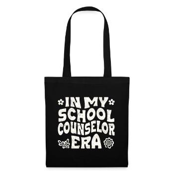 In my school counselor era - Stoffbeutel - Schwarz - Vorne
