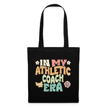 In my athletic coach era - Stoffbeutel - Schwarz - Vorne