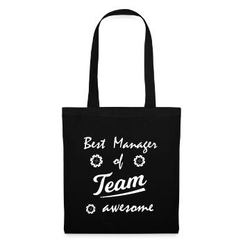 The Team Manager - Tote Bag - black - Front