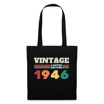 Vintage Limitierte Auflage 1946 - Stoffbeutel - Schwarz - Vorne