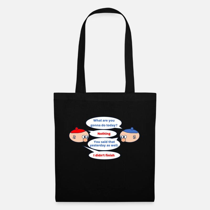 Do today - Tote Bag - black