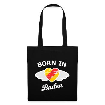 Born in the beautiful Badnerland - Tote Bag - black - Front