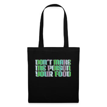 food funny sayings culinary art awesome - Stoffbeutel - Schwarz - Vorne
