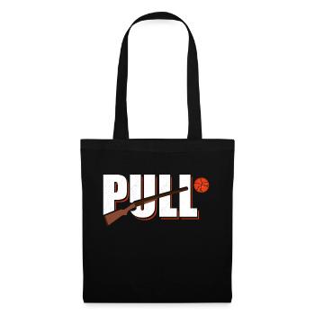Pull Skeet Shooting Trapshooting - Stoffbeutel - Schwarz - Vorne